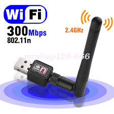 300 MBPS USB WiFi RECEIVER with high speed Antenna TV.VIDEO FB --black 249 Ratings